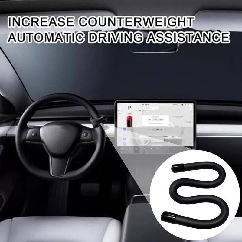 Car Steering Wheel Booster, 2025 Upgrade Counter Weight Ring, 360-Degree Rotating Steering Wheel Counter Weight Ring, Car Interior Accessory for Cars, Trucks, Tractors, Mower - Image 4